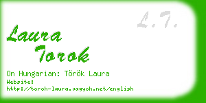 laura torok business card